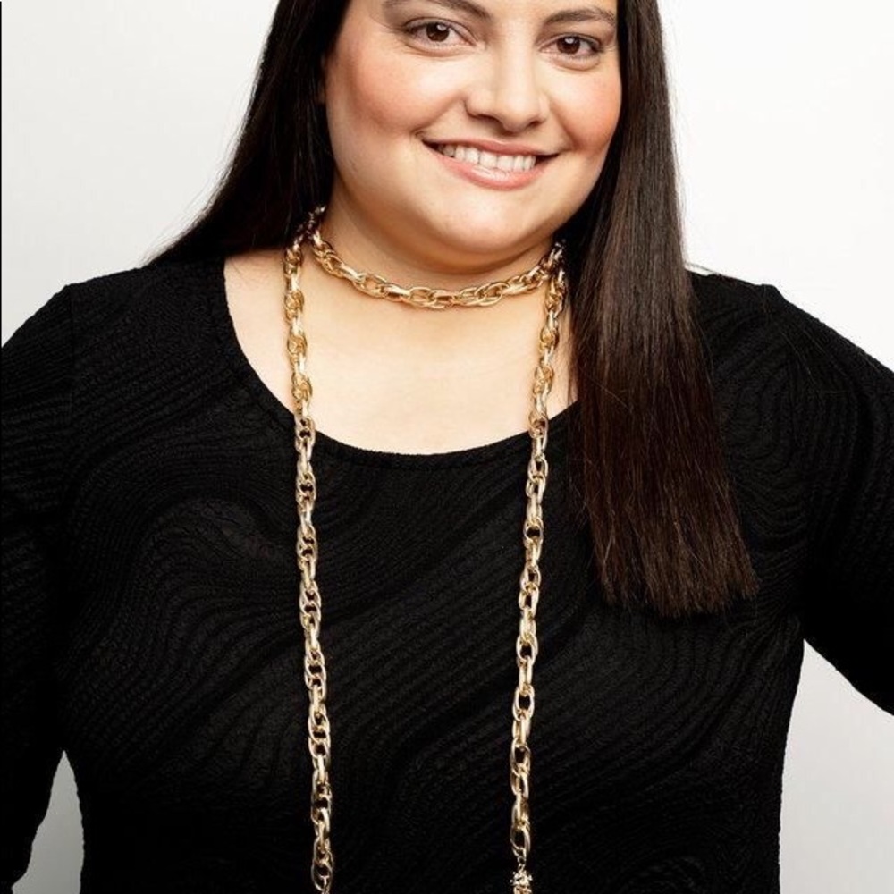 Paparazzi Gold Scarf Necklace